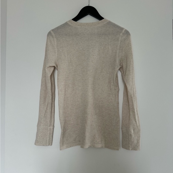 Aerie Grey & Cream Henley Bundle of 2 - Picture 5 of 6